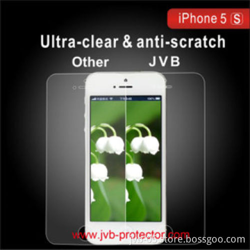 High quality screen protector for iPhone 5/5c/5s with anti-scratch & anti-bacterial